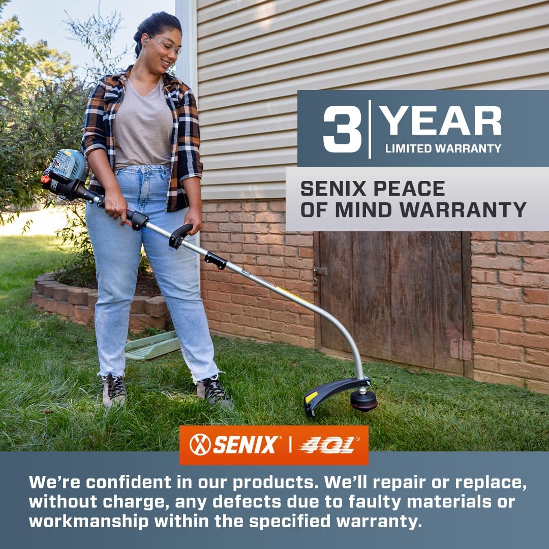4QL 26.5 cc 4 Cycle Handheld Gas Leaf Blower, Up to 410 CFM and 125 MPH, Easy Start, Lightweight, Dual Grip Handle (BL4QL L) - John Pierce Auto Care