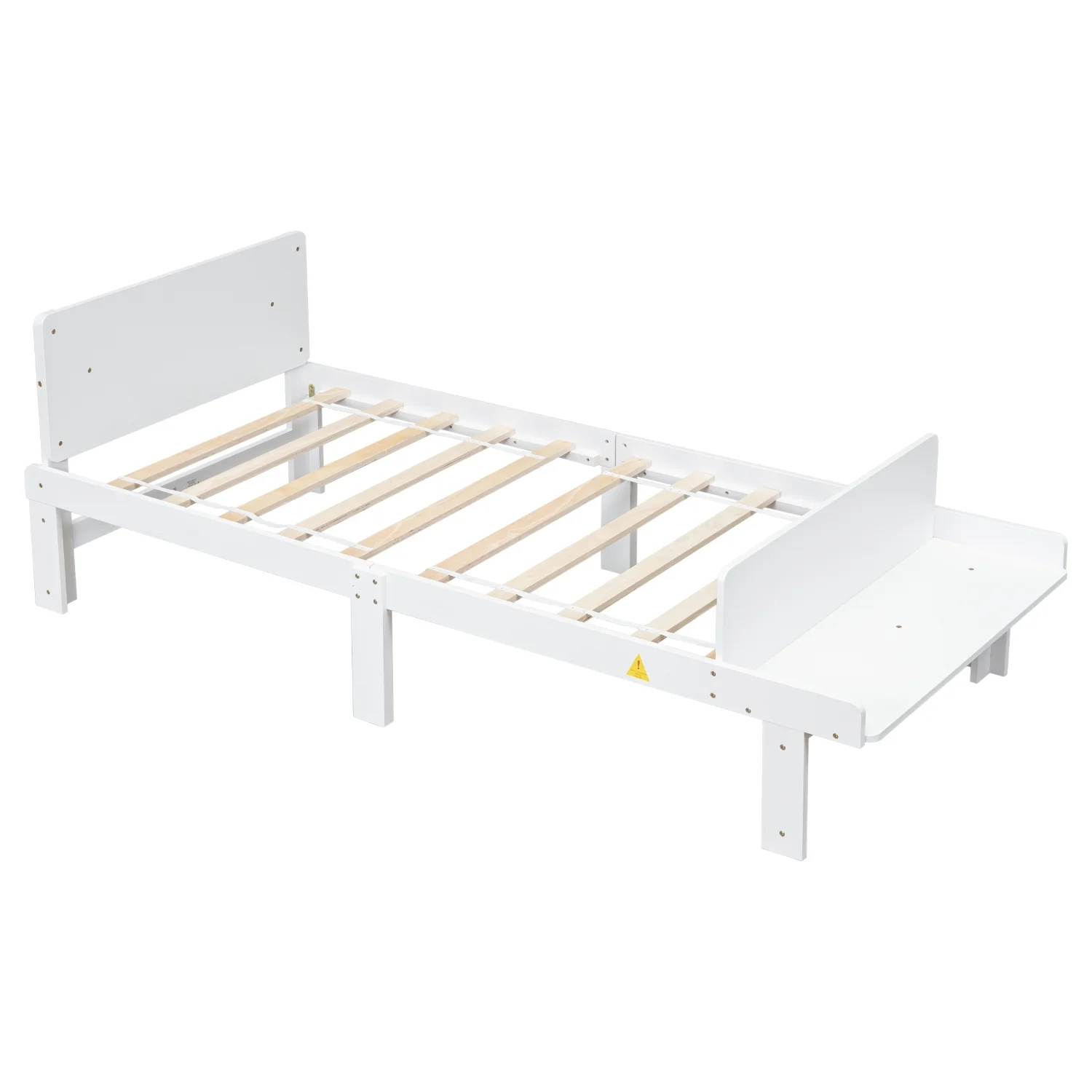 Create a chic and cozy bedroom look with this stylish and elegant white twin bed featuring a footboard bench for added comfort   perfect for enhancing the style and comfort of your bedroo - John Pierce Auto Care