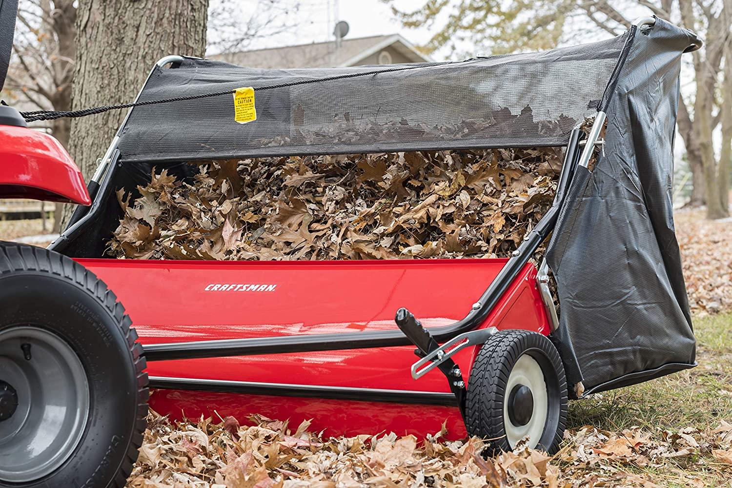 CRAFTSMAN CMXGZBF7124546 52 Tow Lawn Sweeper, Black - John Pierce Auto Care