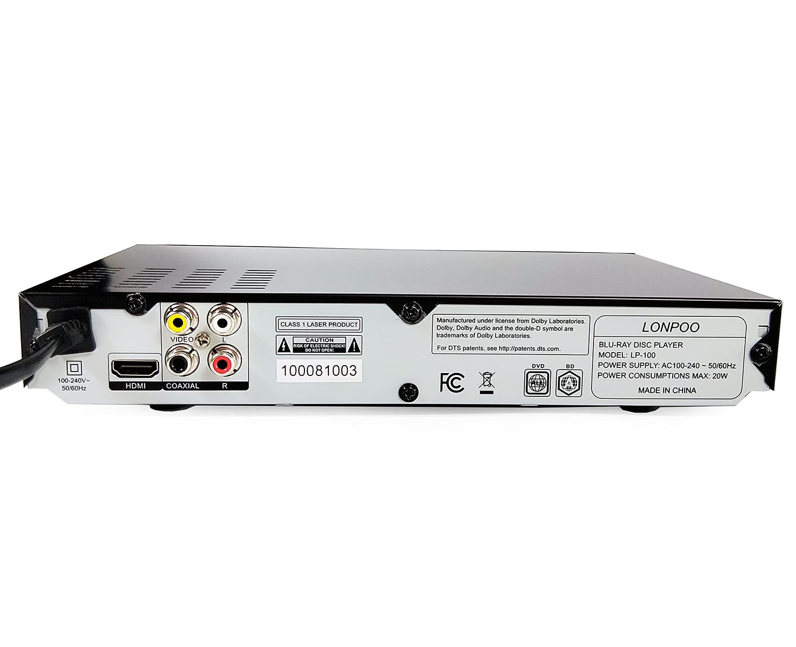HD Blu Ray Disc Player for TV with HDMI and AV Cables, 1080P, Built in PAL NTSC - John Pierce Auto Care