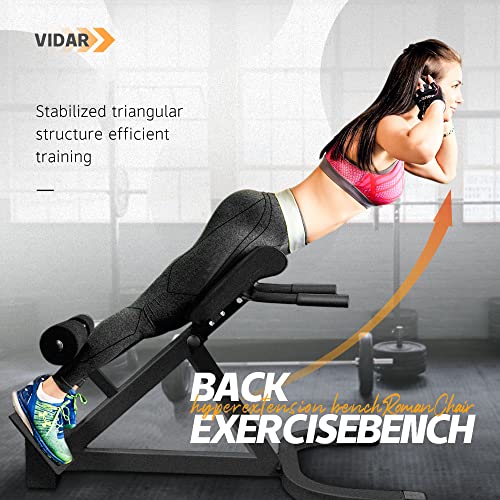 VIDAR Roman Chair Back Extension Machine   Lower Back Hyperextension Bench for Home Gym - John Pierce Auto Care