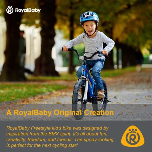 Royalbaby Kids Bike Freestyle BMX Bicycle with Training Wheels Kickstand - John Pierce Auto Care