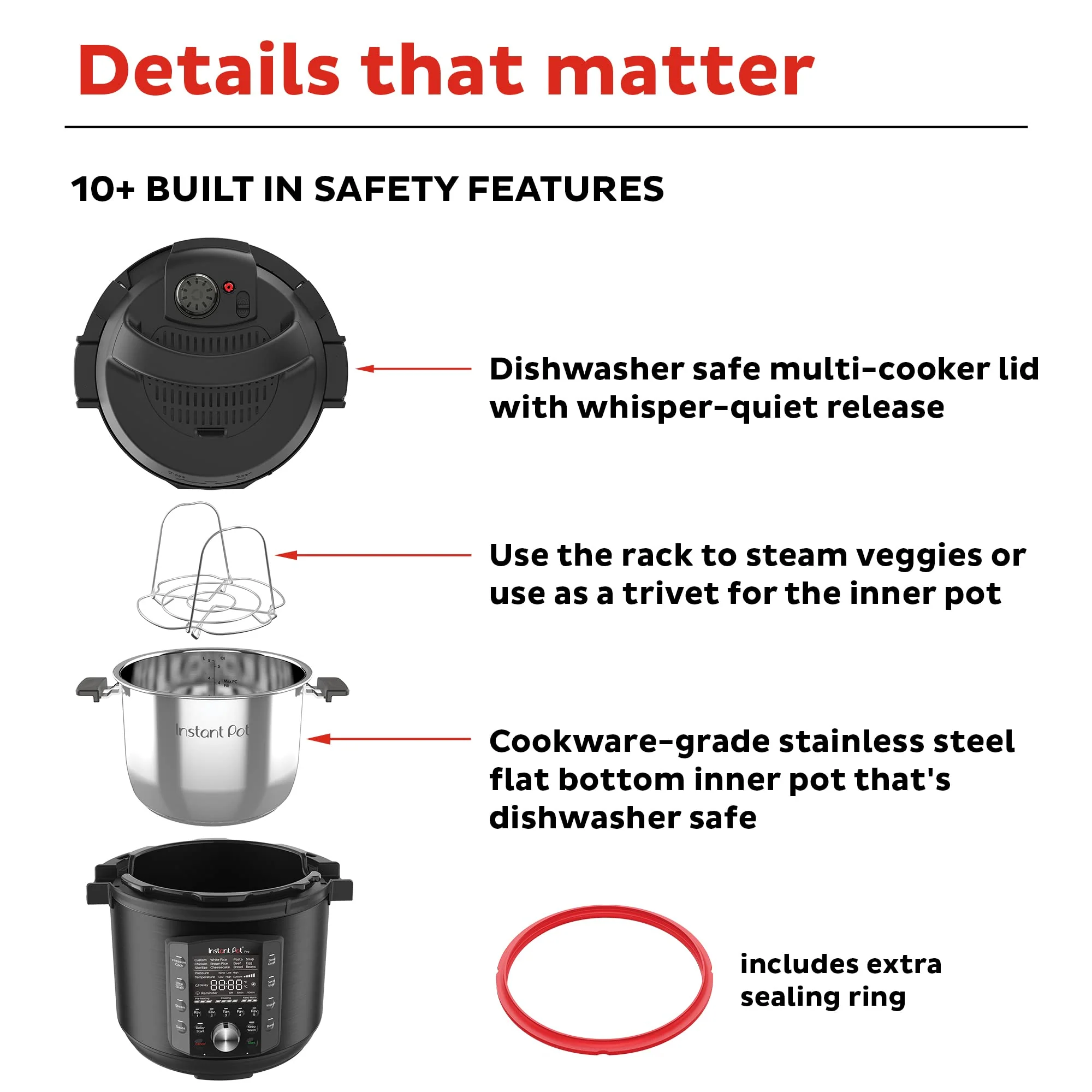 Instant Pot Pro 8-Quart 10-in-1 Multicooker - John Pierce Auto Care