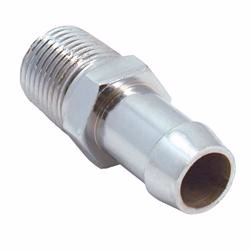 Straight Heater Fitting 5/8 inch hose to 1/2 inch Male Pipe Thread 1-1/2 long - John Pierce Auto Care