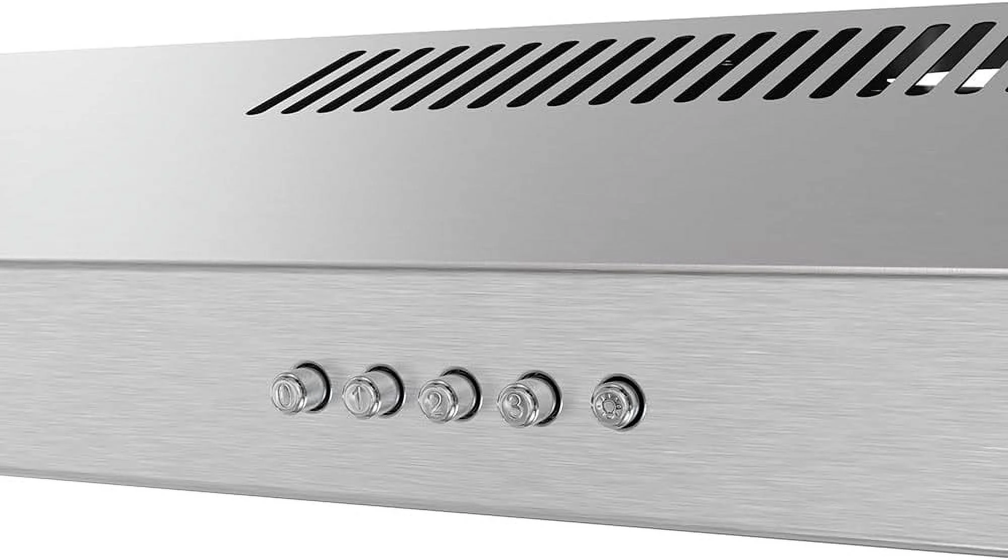 Streamline 36 in. Longhena Convertible Undermount Range Hood in Brushed Stainless Steel with Mesh Filters, Push Button Control, LED Light - John Pierce Auto Care