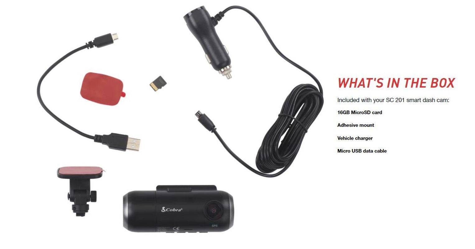 Cobra Smart Dash \u0026amp; Rear Cam SC 201 QHD 1080P Wifi GPS - John Pierce Auto Care