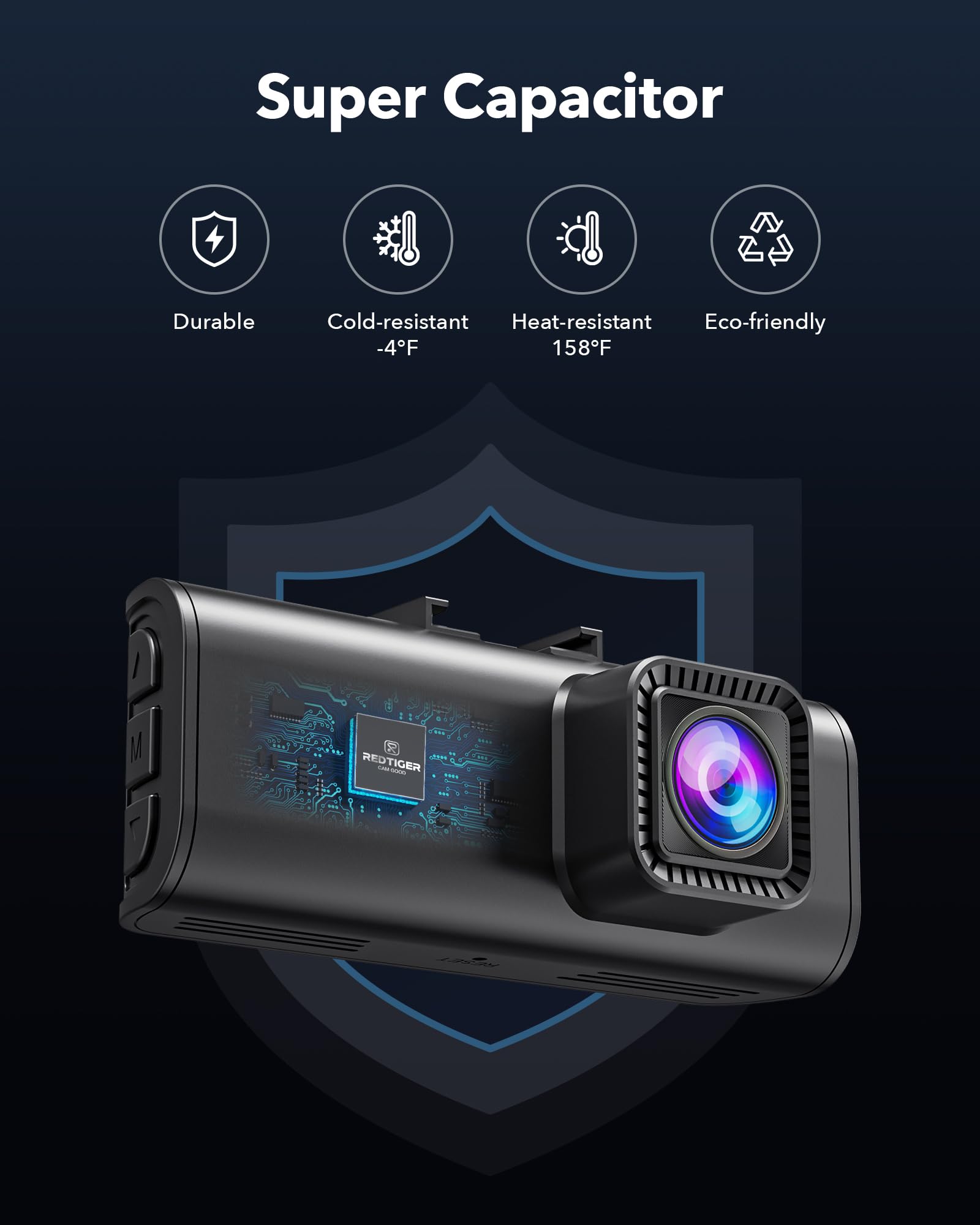 REDTIGER Dash Cam Front Rear, 4K\/2.5K Full HD Dash Camera for Cars - John Pierce Auto Care