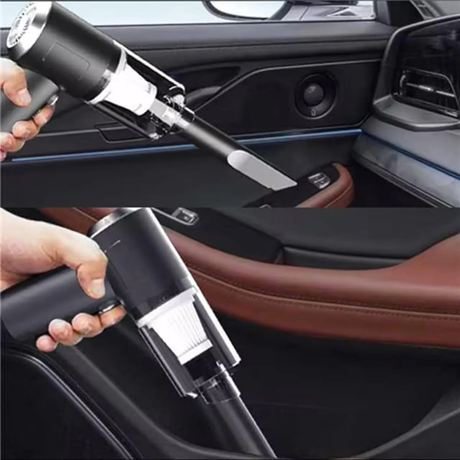 Handheld Car Vacuum 120w Powerful, portable car vacuum with cleaning cloth - John Pierce Auto Care