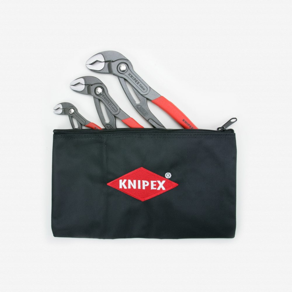 Knipex Cobra 3-Piece Pliers Set with Pouch - John Pierce Auto Care