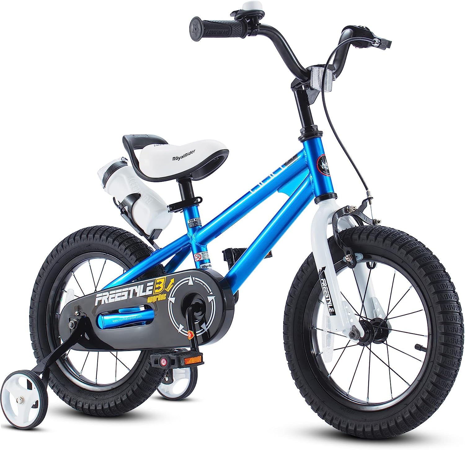 Royalbaby Kids Bike Freestyle BMX Bicycle with Training Wheels Kickstand - John Pierce Auto Care