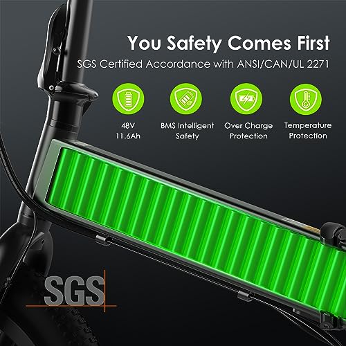 Oraimo 750W 1000W Electric Bike, Up to 45 Miles 557Wh Hidden Li ion Battery, 7 Speed Gear - John Pierce Auto Care