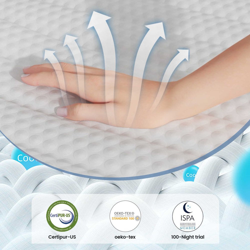 Crayan Queen Size Hybrid Memory Foam Mattress, 10 Inch in a Box - John Pierce Auto Care
