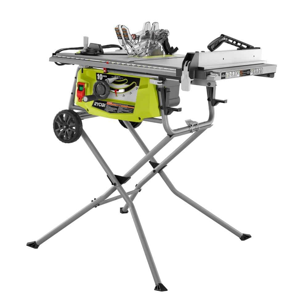 15-Amp 10-inch Portable Table Saw with Stand - John Pierce Auto Care