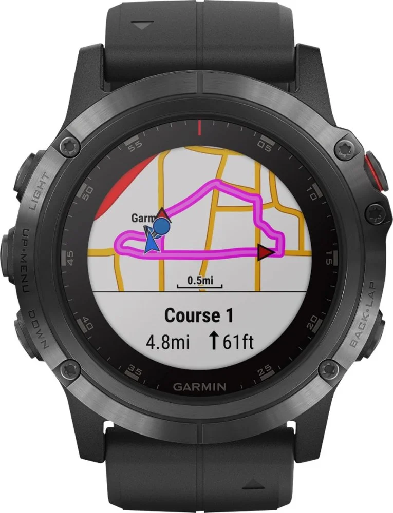 Garmin Fenix 5X Plus Sapphire GPS Watch - John Pierce Auto Care