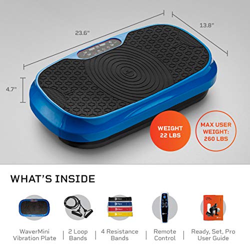 Lifepro Waver Mini Vibration Plate   Whole Body Vibration Platform Exercise Machine - John Pierce Auto Care