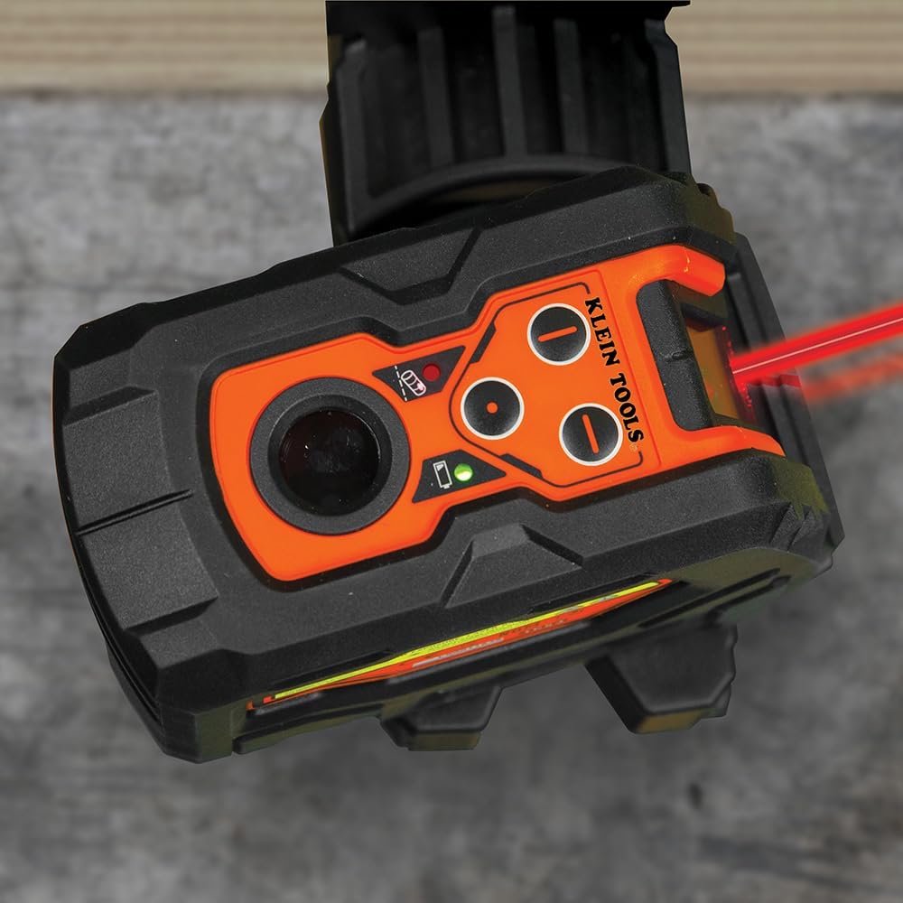 Klein Tools 93LCLS Laser Level, Self Leveling, Cross Line Level with Plumb Spot and Magnetic Mounting Clamp - John Pierce Auto Care