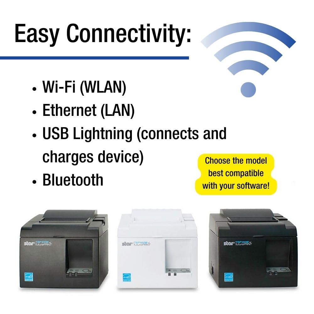 Star Micronics Ethernet (LAN) Thermal Receipt Printer with Auto Cutter and Internal Power Supply - John Pierce Auto Care
