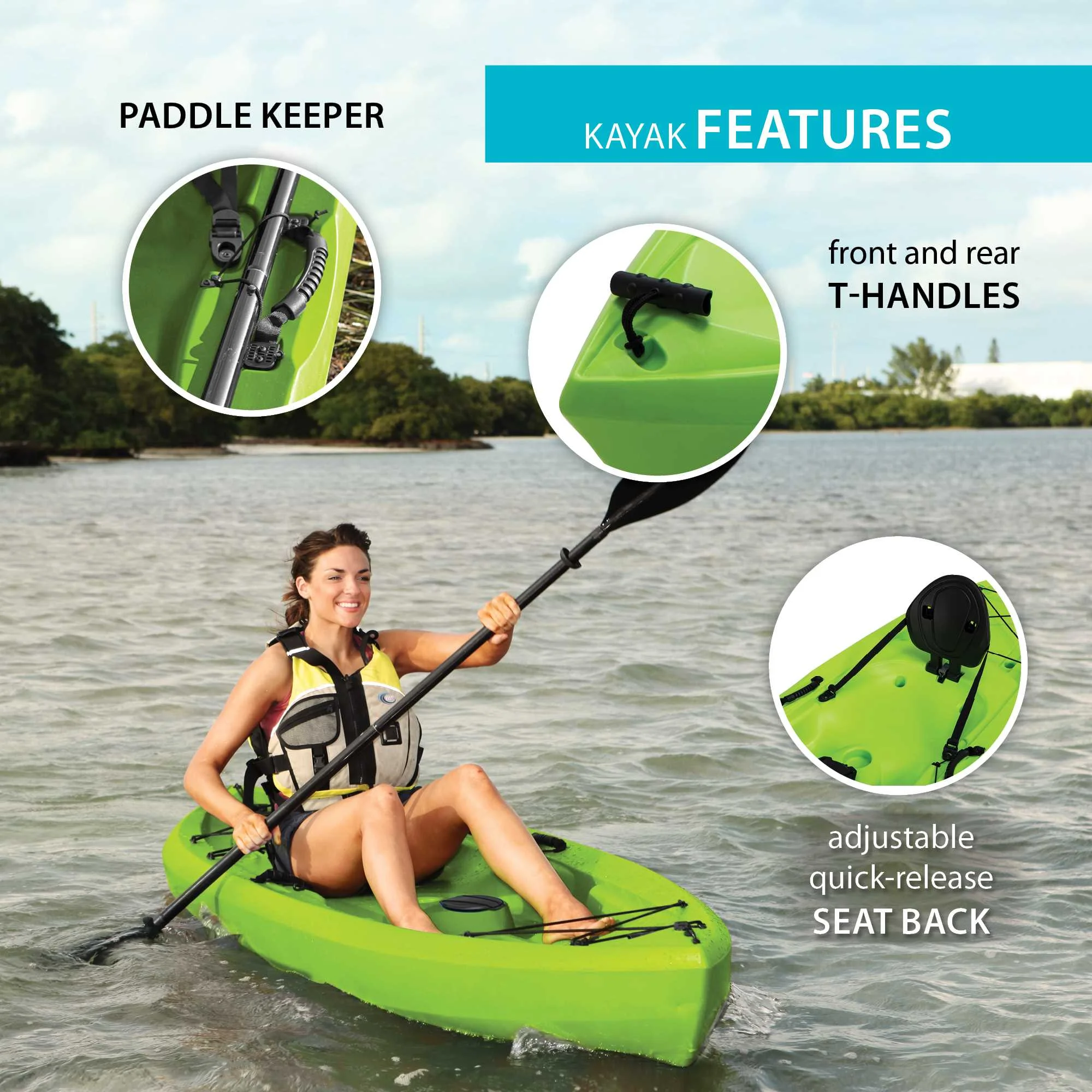 Lifetime Tahoma 10-ft Sit-on-Top Kayak - John Pierce Auto Care