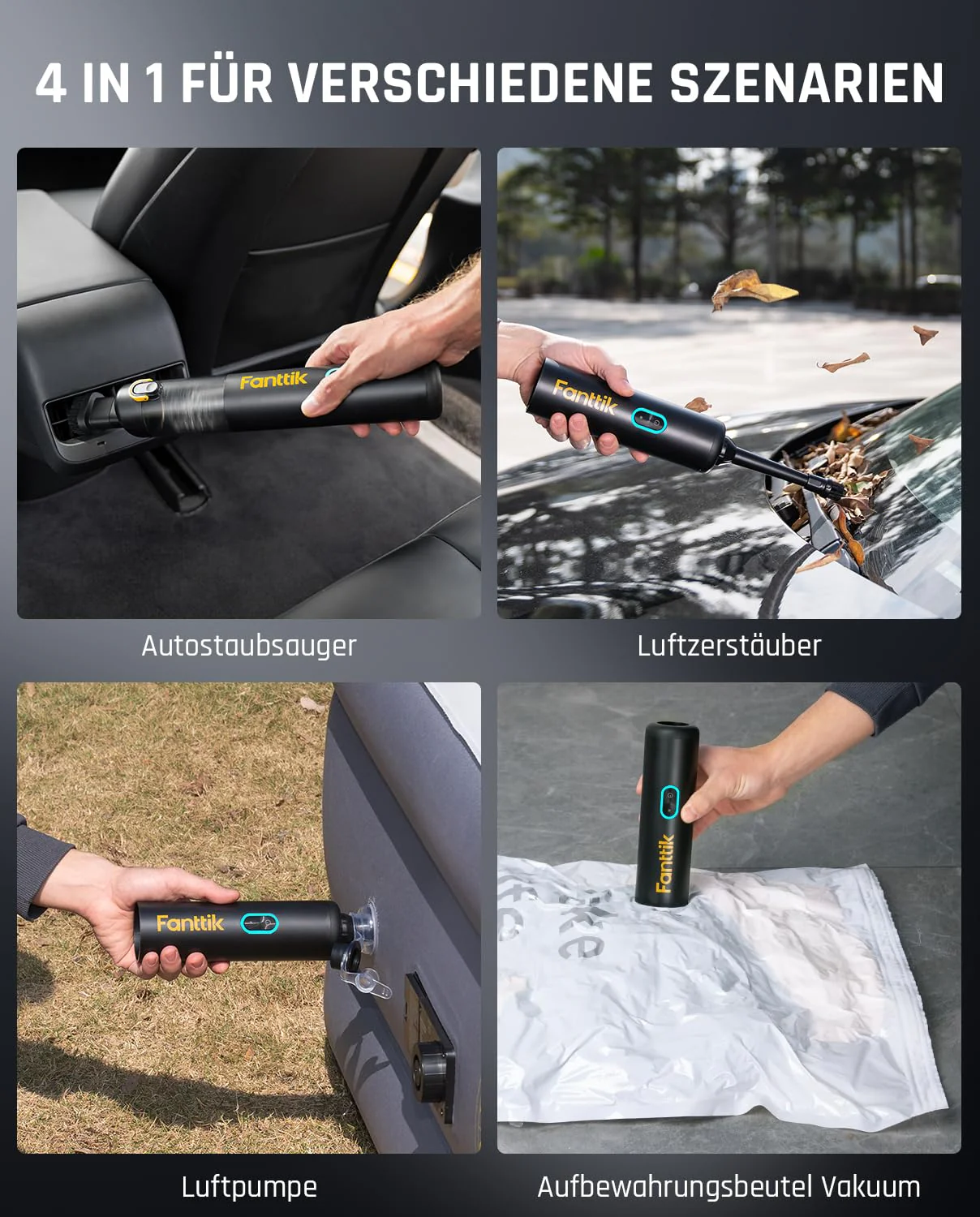 Fanttik V8 Apex Mini Car Vacuum - John Pierce Auto Care