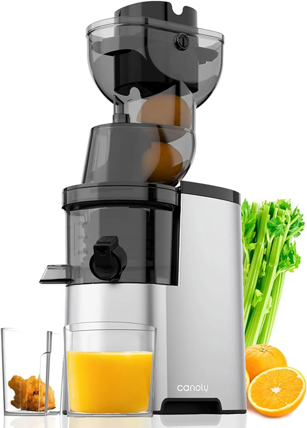 Chew Juicer, 3.5 inch (88 mm) powerful slow cooling juicer, large feed tank - John Pierce Auto Care