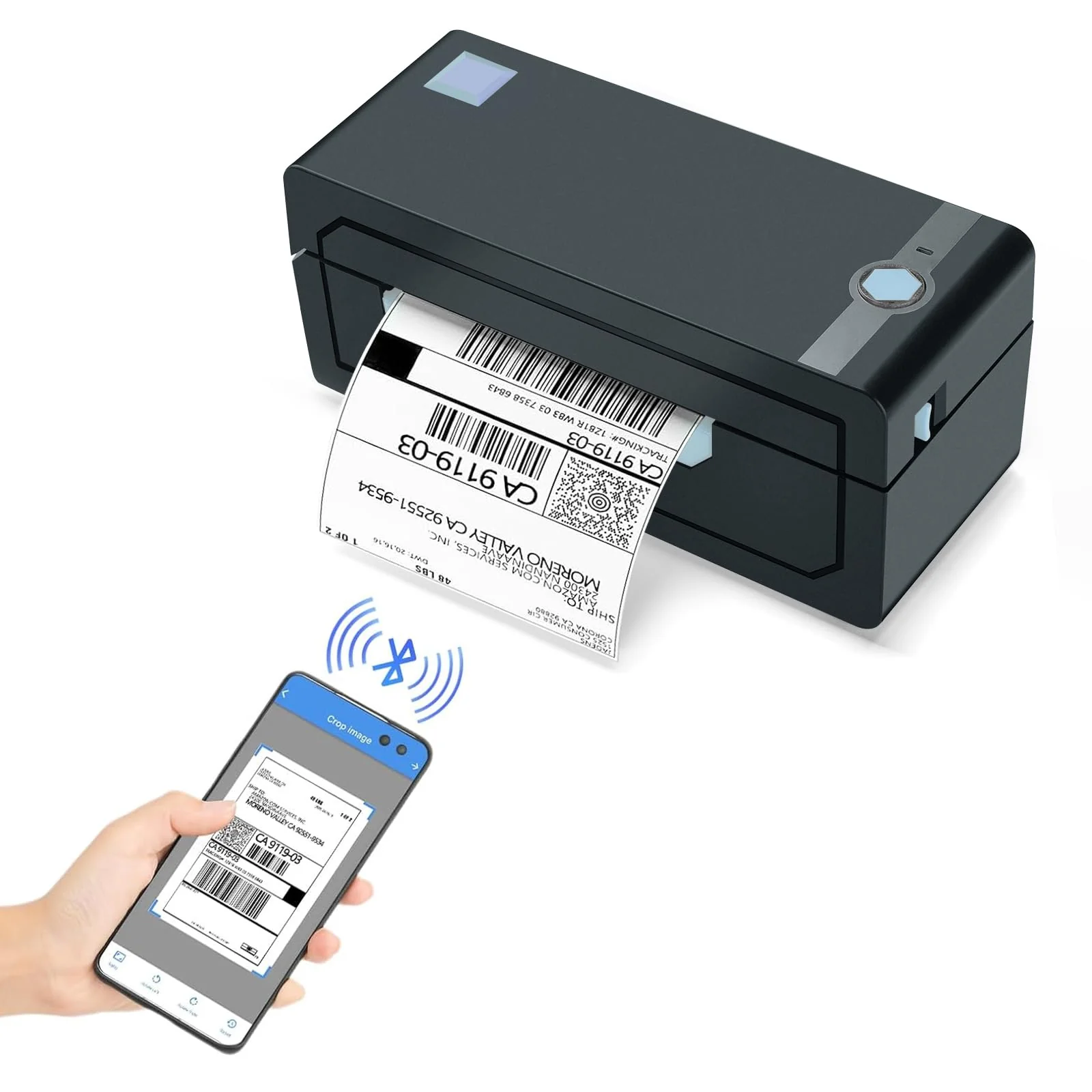 JADENS Bluetooth Thermal Shipping Label Printer - John Pierce Auto Care