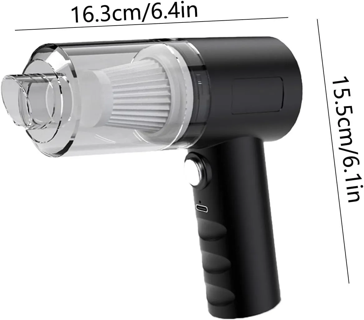 Handheld Car Vacuum 120w Powerful, portable car vacuum with cleaning cloth - John Pierce Auto Care