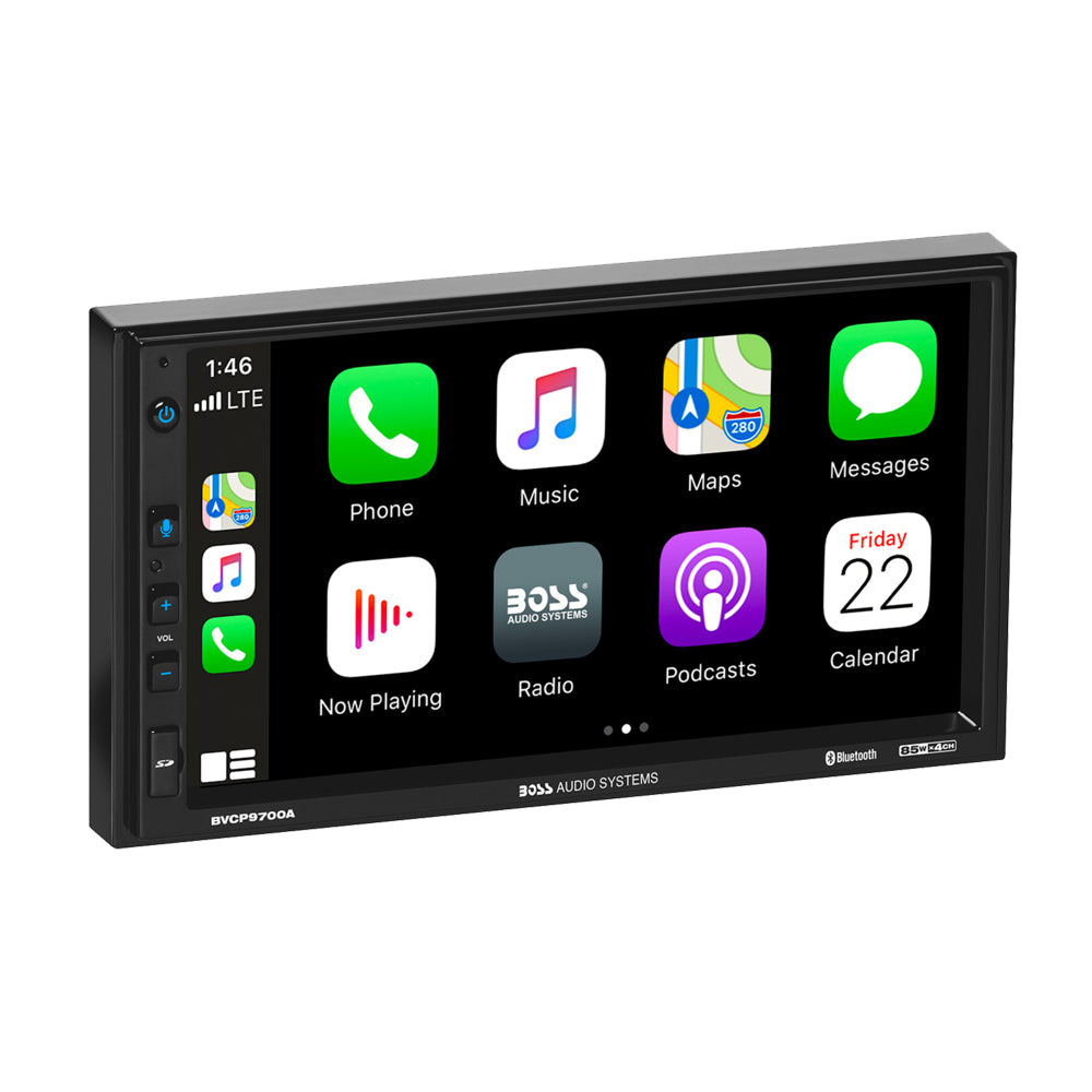 BOSS 2 Din Apple Carplay Android Auto Car Stereo System - John Pierce Auto Care