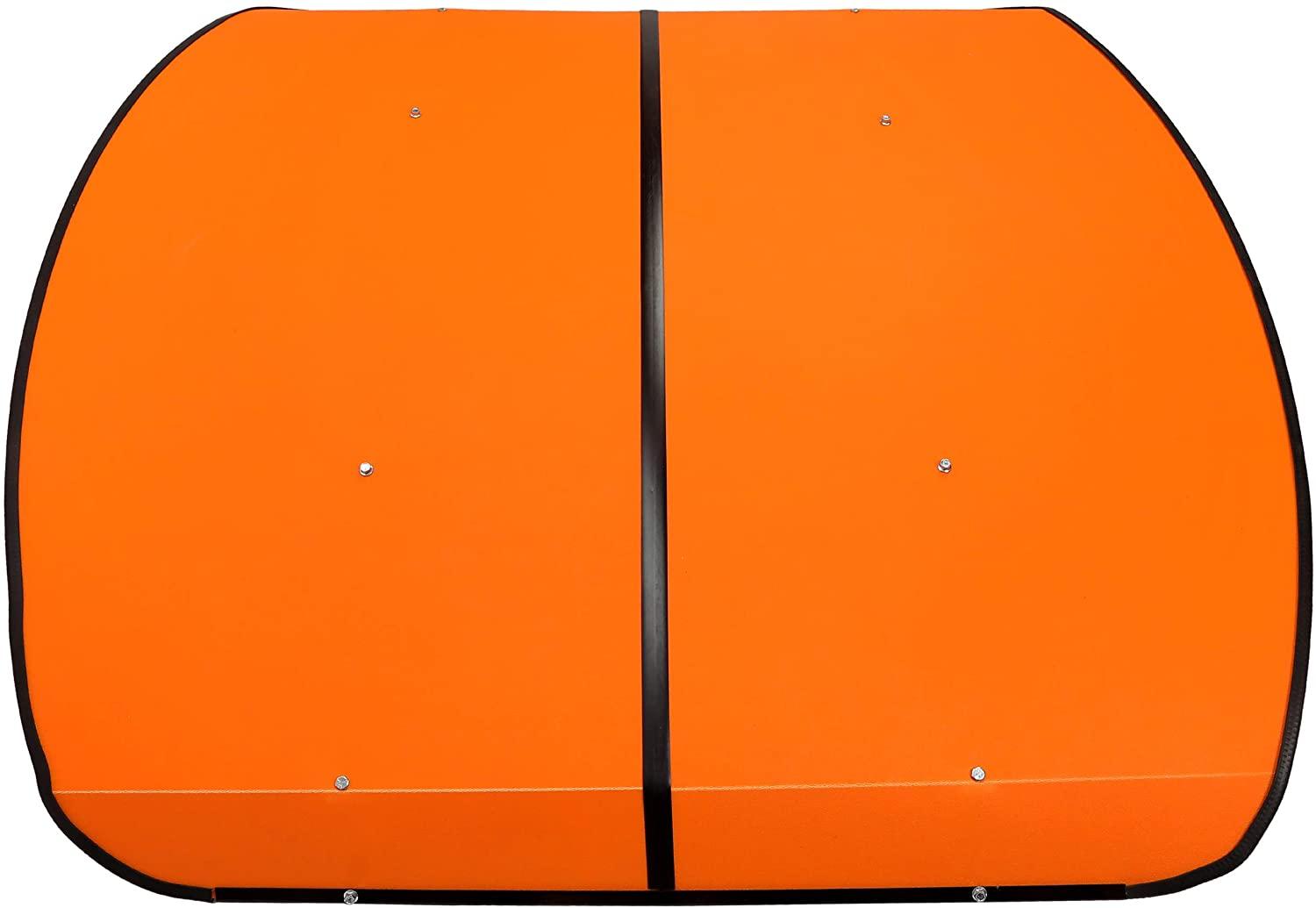 ECOTRIC Tractor Canopy Orange Compatible with All ROPS 48��� X 52��� Equipped Tractors with a 2��� x 2��� or 2��� x 3��� ROPS (Will Add About 4�� to The Height of The Tractor) Tractor Sun Canopy Sunshade - John Pierce Auto Care