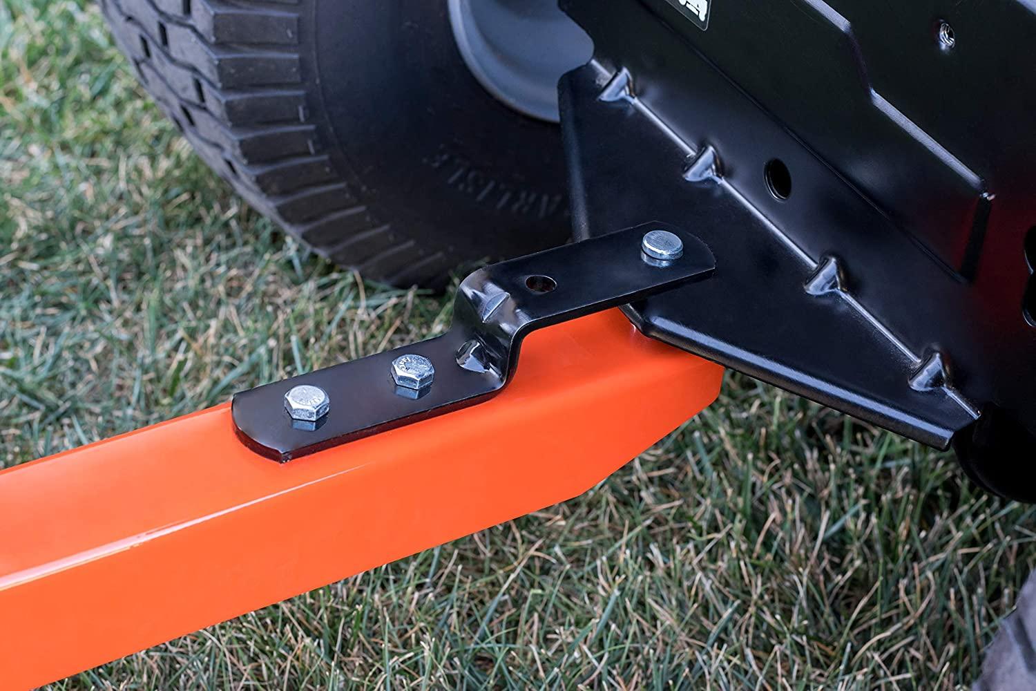 Agri Fab Inc 45 0553, 1000 Pound, Poly Dump\/Swivel Cart, Black\/Orange - John Pierce Auto Care