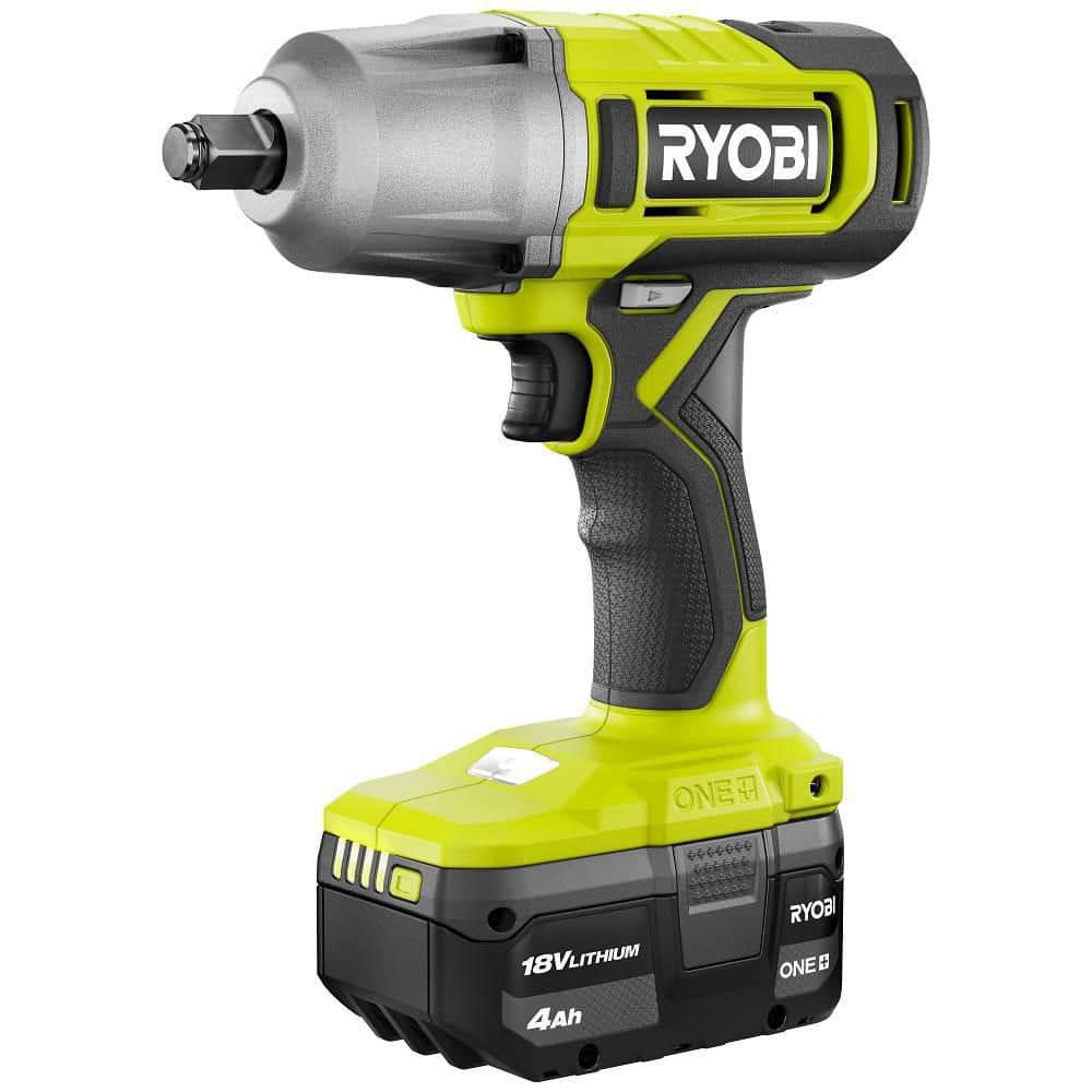 Ryobi 18V Cordless 1/2-inch Impact Wrench Kit - John Pierce Auto Care