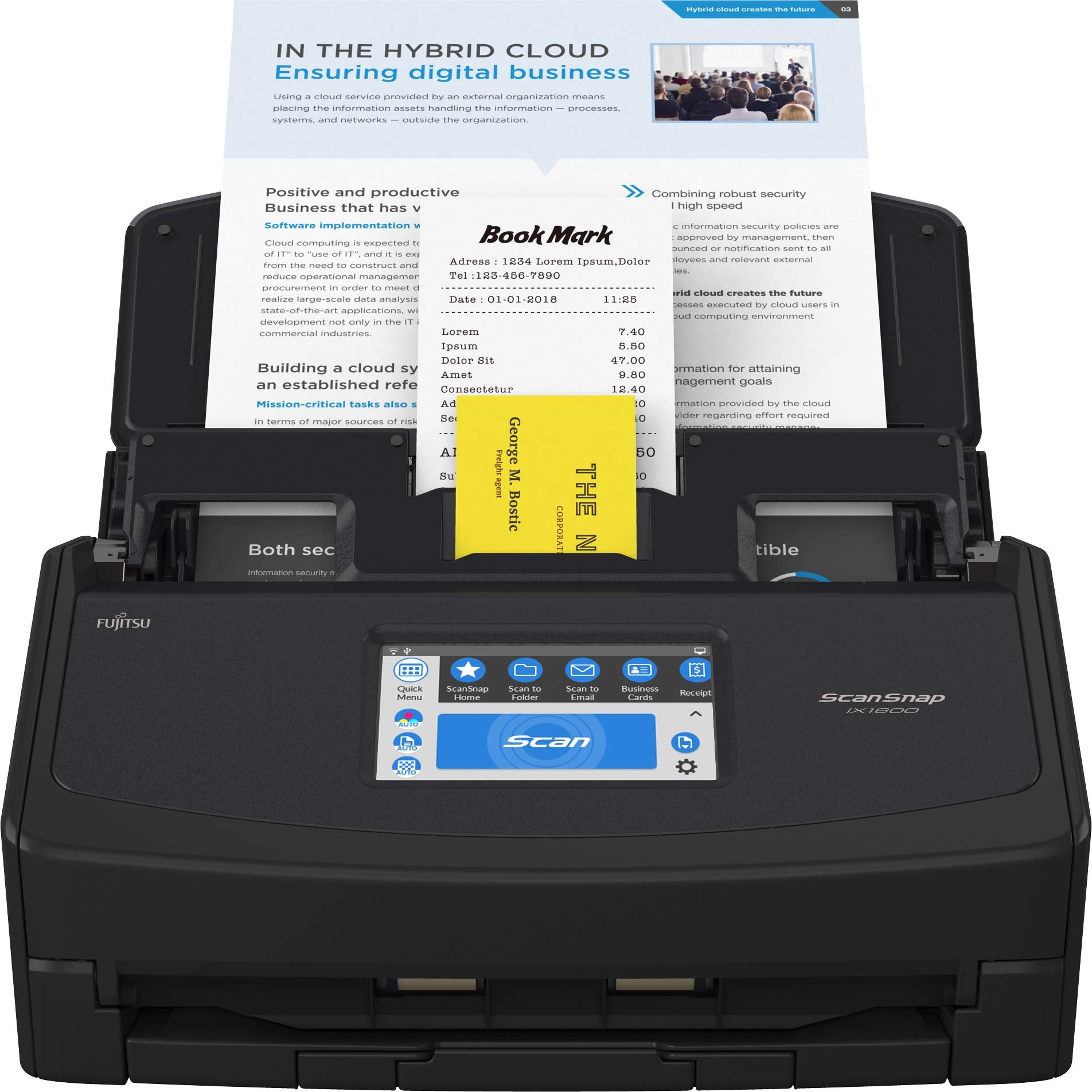 ScanSnap Wireless or USB High Speed Cloud Enabled Document, Photo \u0026amp; Receipt Scanner - John Pierce Auto Care