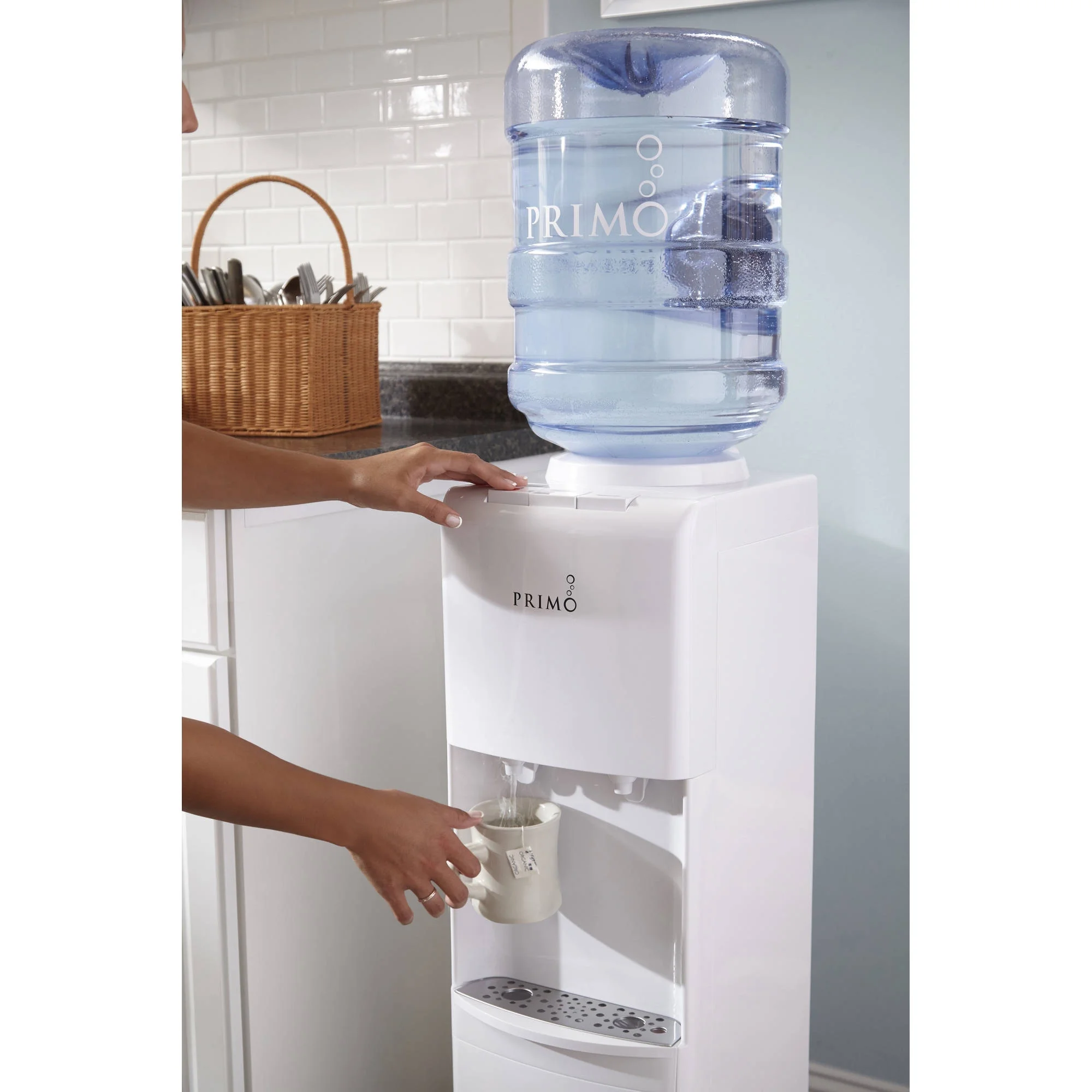 Primo Top Loading Water Dispenser, White - John Pierce Auto Care