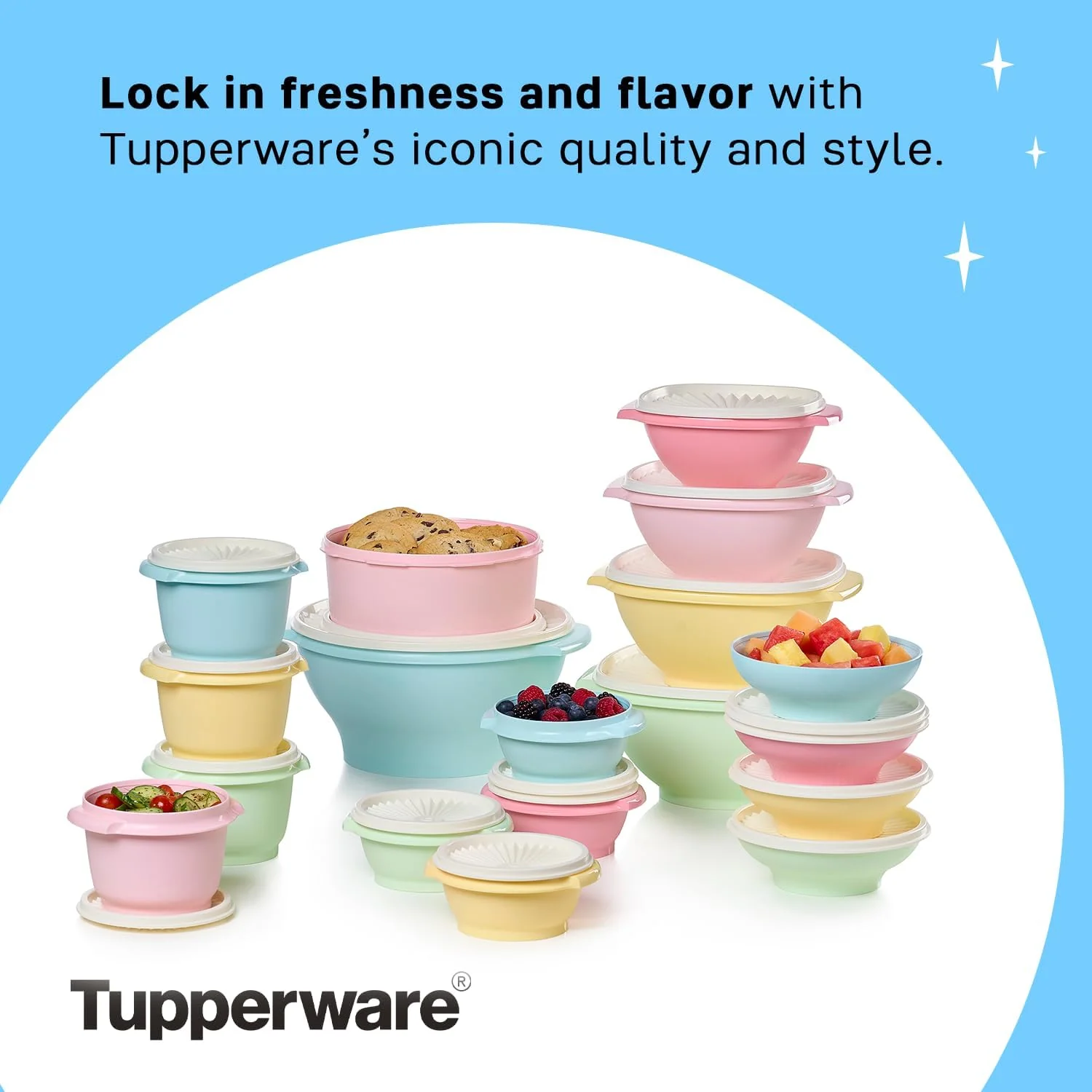 Tupperware Heritage 36-Piece Food Storage Set - John Pierce Auto Care