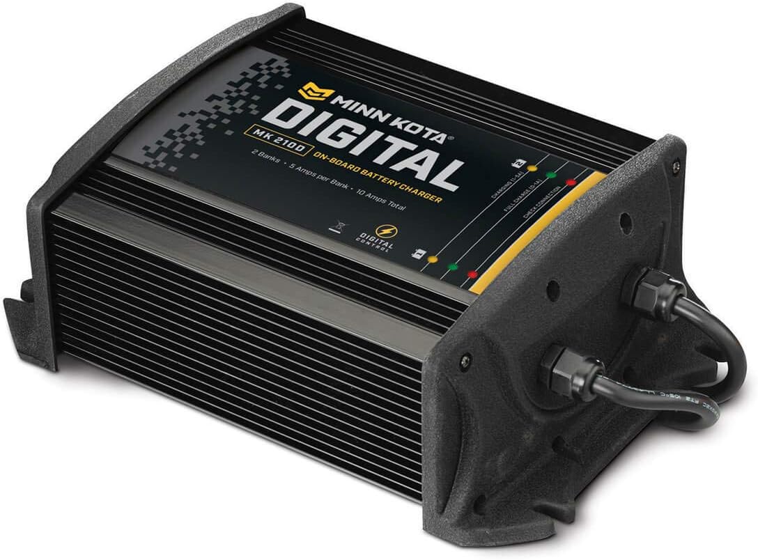 Minn Kota 1822105 MK 210D On Board Battery Charger, Alternator Charger - John Pierce Auto Care