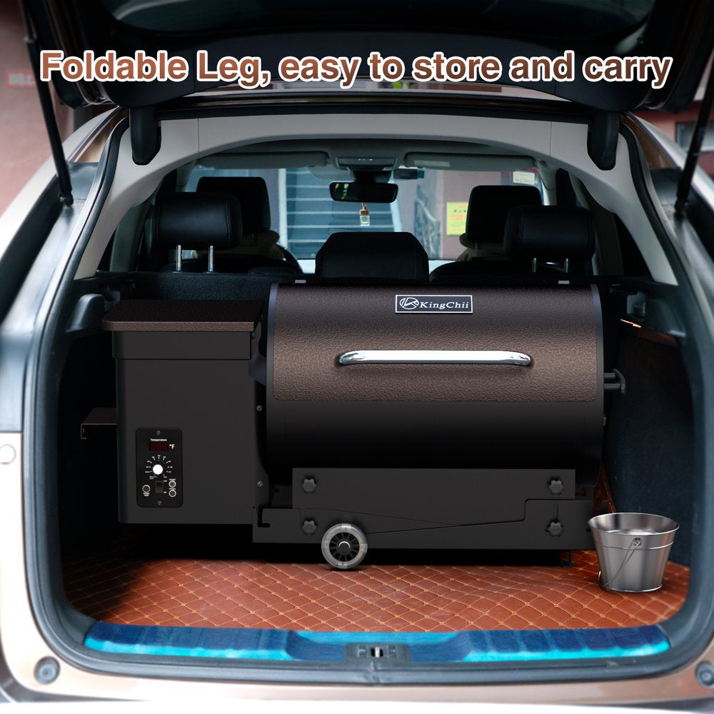 KingChii 456 sq. in Wood Pellet Smoker \u0026amp; Grill BBQ with Auto Temperature Controls - John Pierce Auto Care