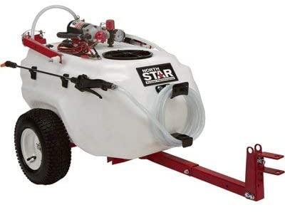 NorthStar Tow Behind Trailer Boom Broadcast and Spot Sprayer �C 21 Gallon Capacity, 2.2 GPM, 12 Volt DC - John Pierce Auto Care