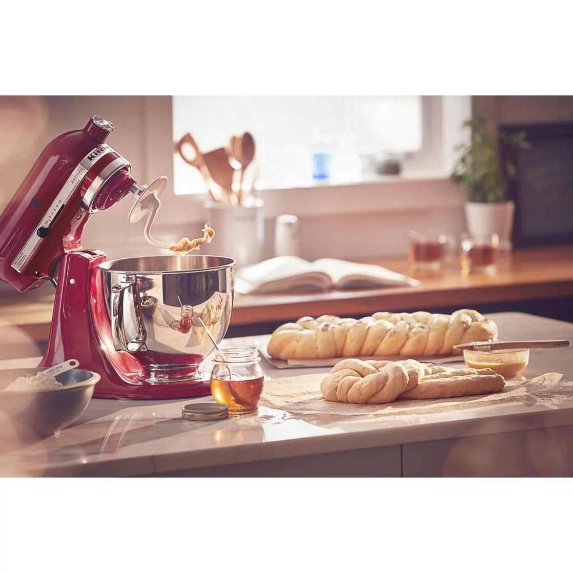 KitchenAid Artisan 5-Quart Stand Mixer, Red - John Pierce Auto Care