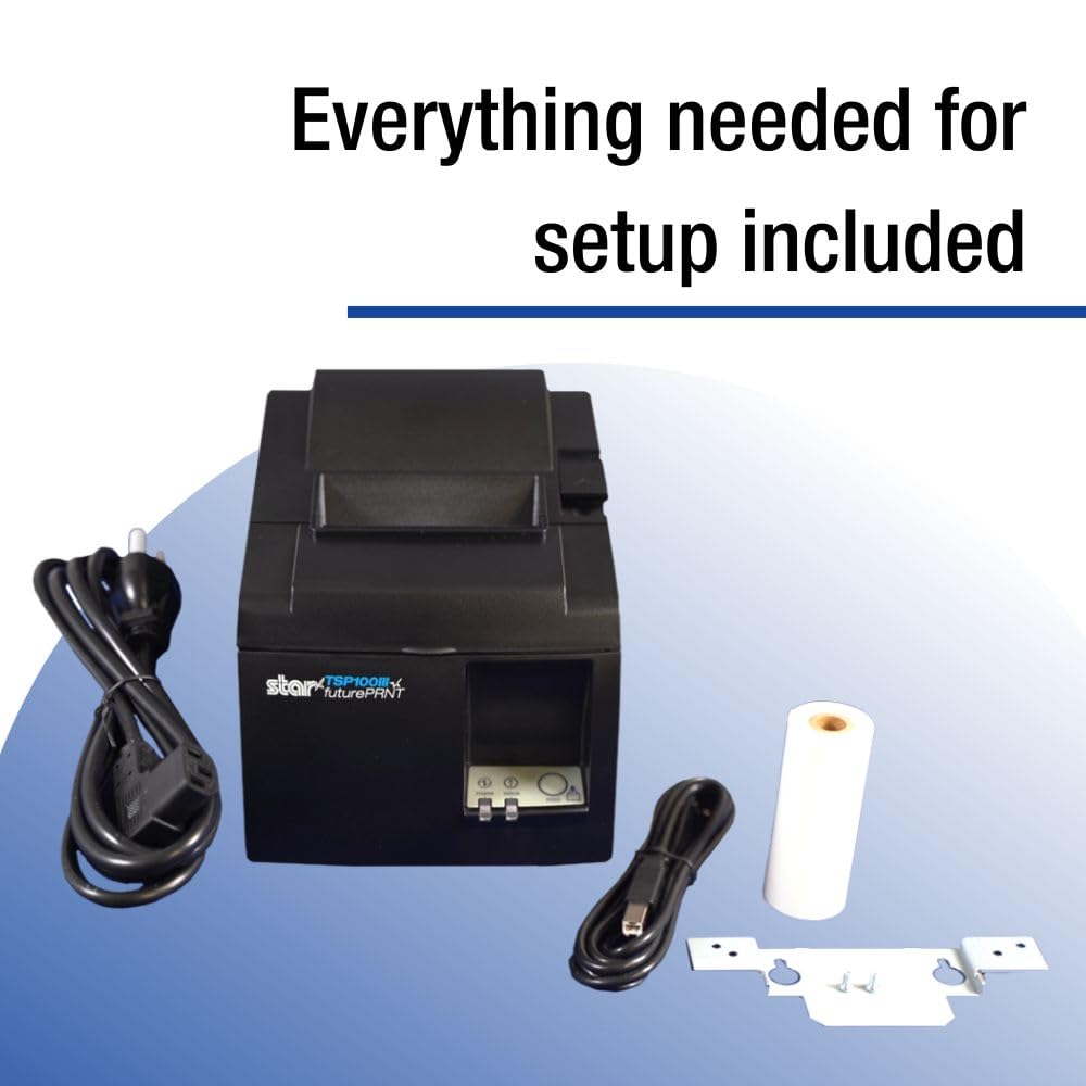 Star Micronics Ethernet (LAN) Thermal Receipt Printer with Auto Cutter and Internal Power Supply - John Pierce Auto Care