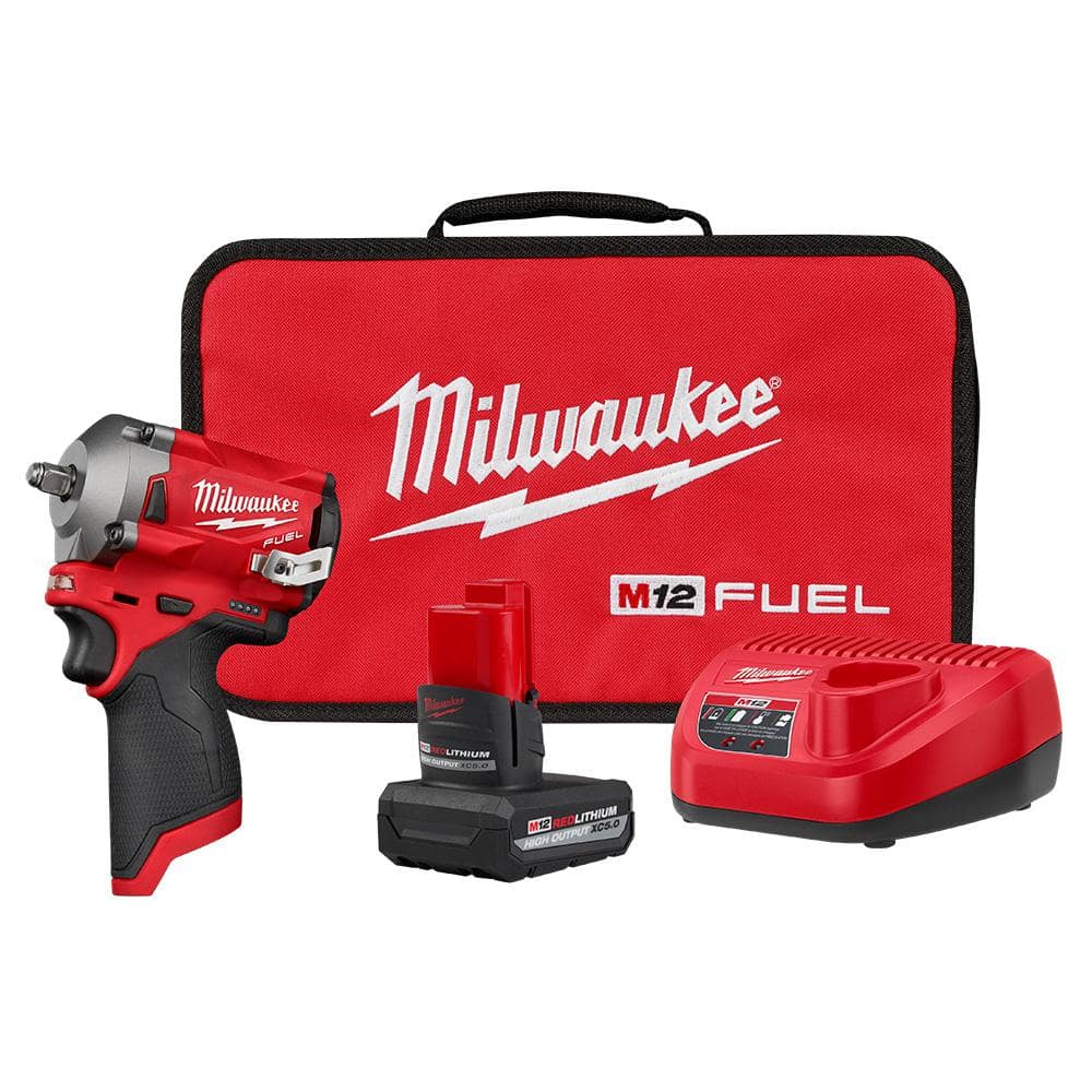 Milwaukee M12 FUEL 12V Impact Wrench Kit - John Pierce Auto Care