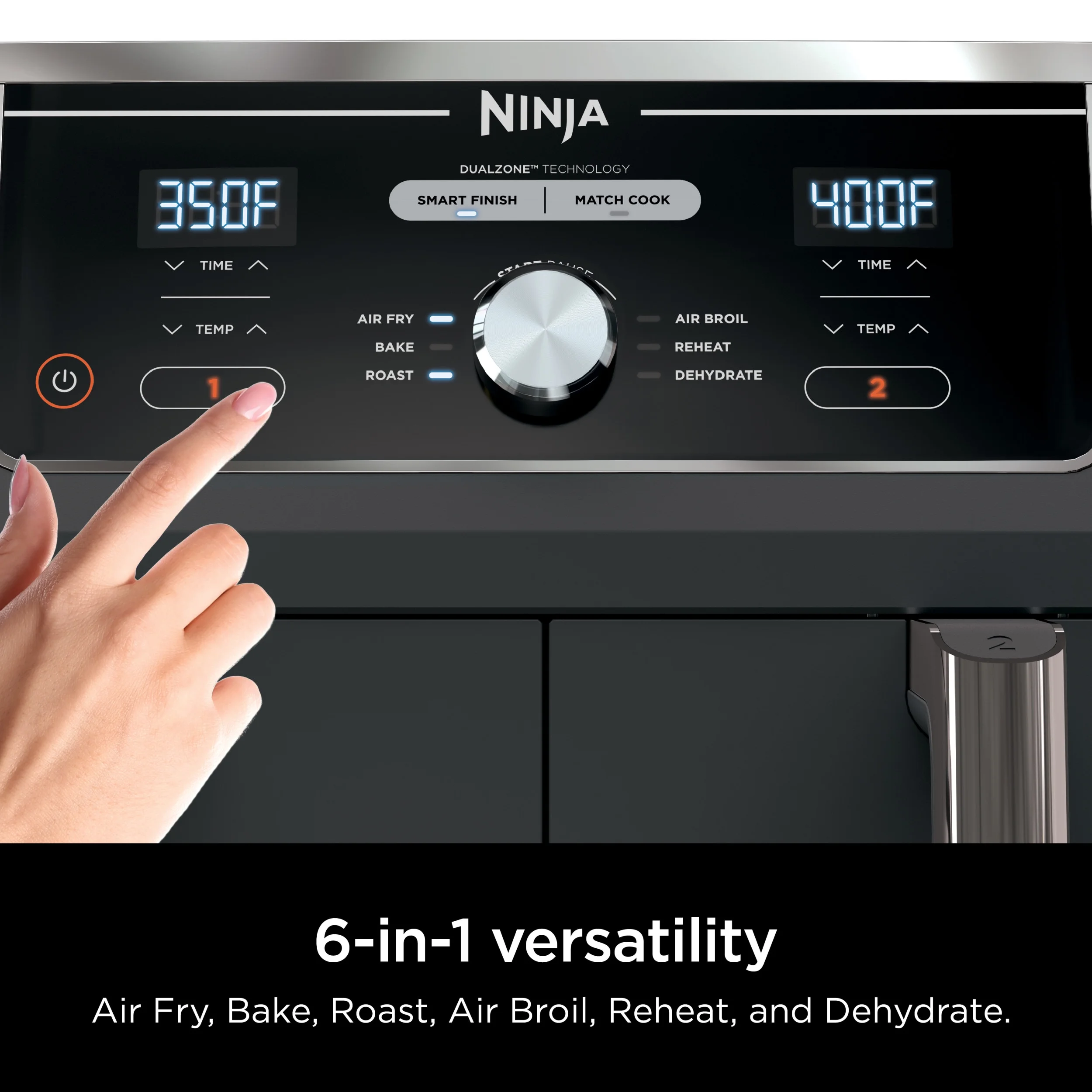 Ninja Foodi DZ401 10-Quart XL 2-Basket Air Fryer - John Pierce Auto Care