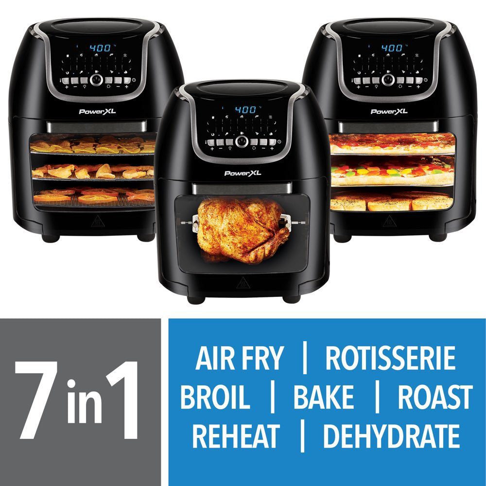 PowerXL Vortex Air Fryer Pro plus 10 Quart Capacity, Black, 1700 Watts - John Pierce Auto Care