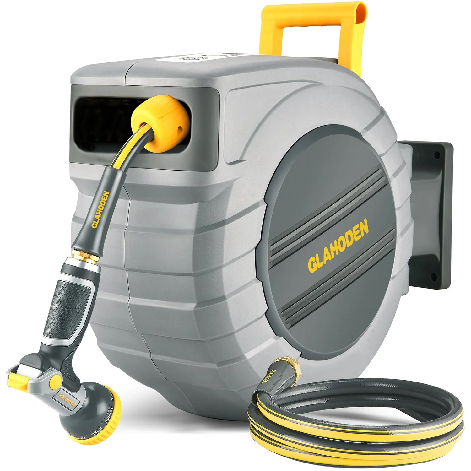 GLAHODEN Retractable Garden Hose Reel - John Pierce Auto Care