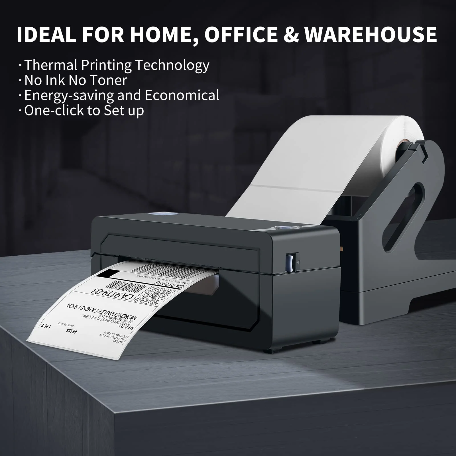JADENS Bluetooth Thermal Shipping Label Printer - John Pierce Auto Care