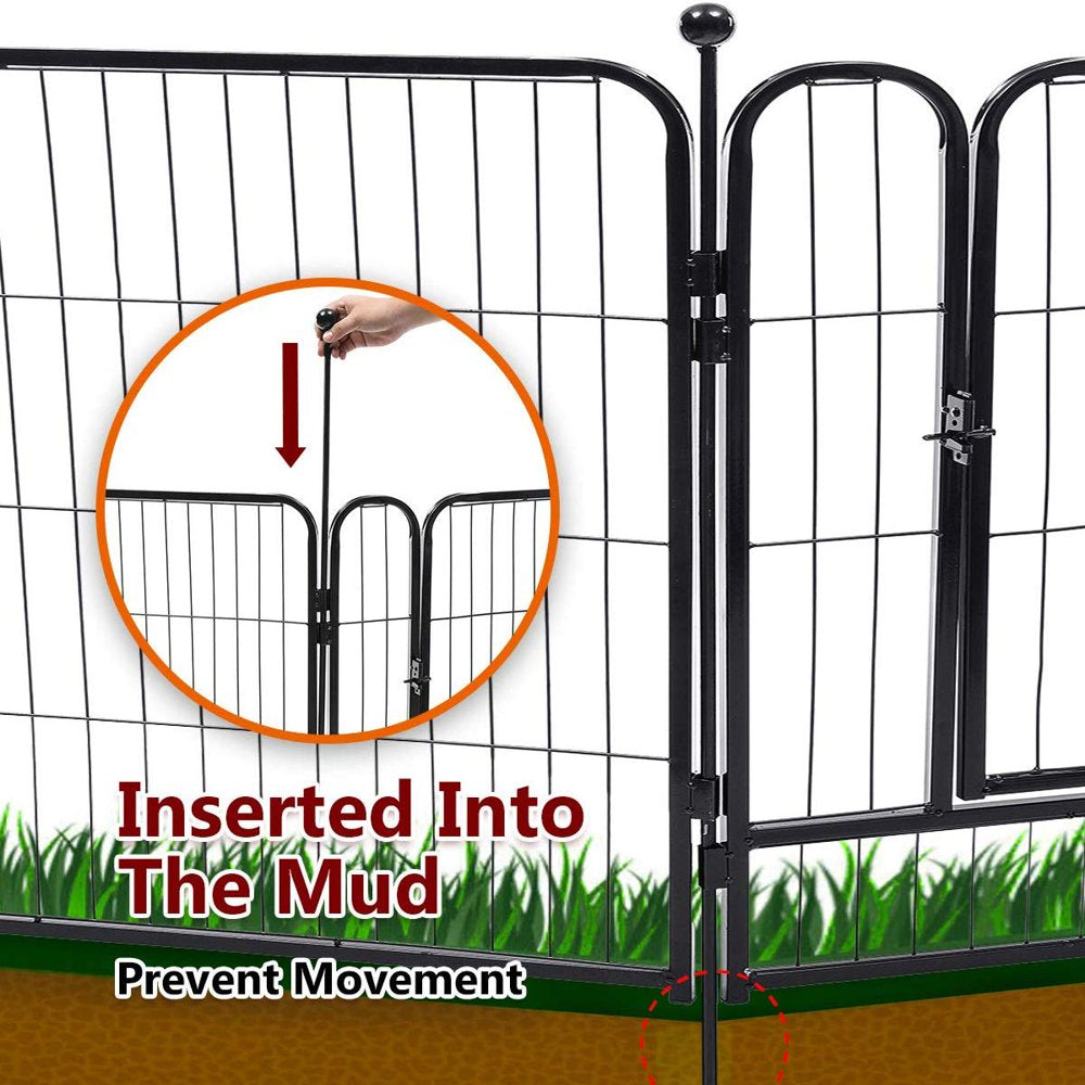 PawGiant Metal Dog Exercise Playpen Fence for Indoor \u0026amp; Outdoor, 16 Panels \u0026amp; 32\u0026#039;\u0026#039; Height - John Pierce Auto Care