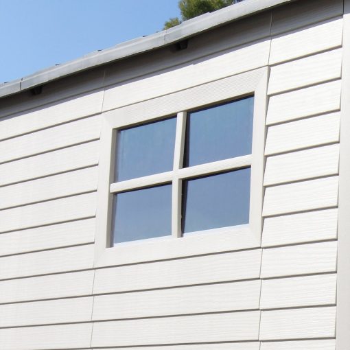 7 ft. W x 7 ft. D Plastic Storage Shed - John Pierce Auto Care