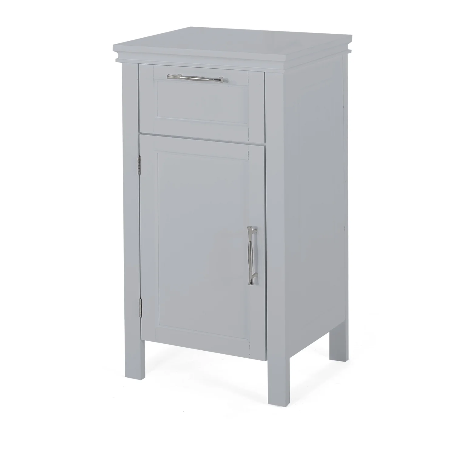 Upgrade Your Living Space with Elegant and Stylish Modern White Wooden Bathroom Storage Shelf Unit for Home and Office Use Ideal Space Saving Freestanding Tall Cupboard Cabinet with Door - John Pierce Auto Care