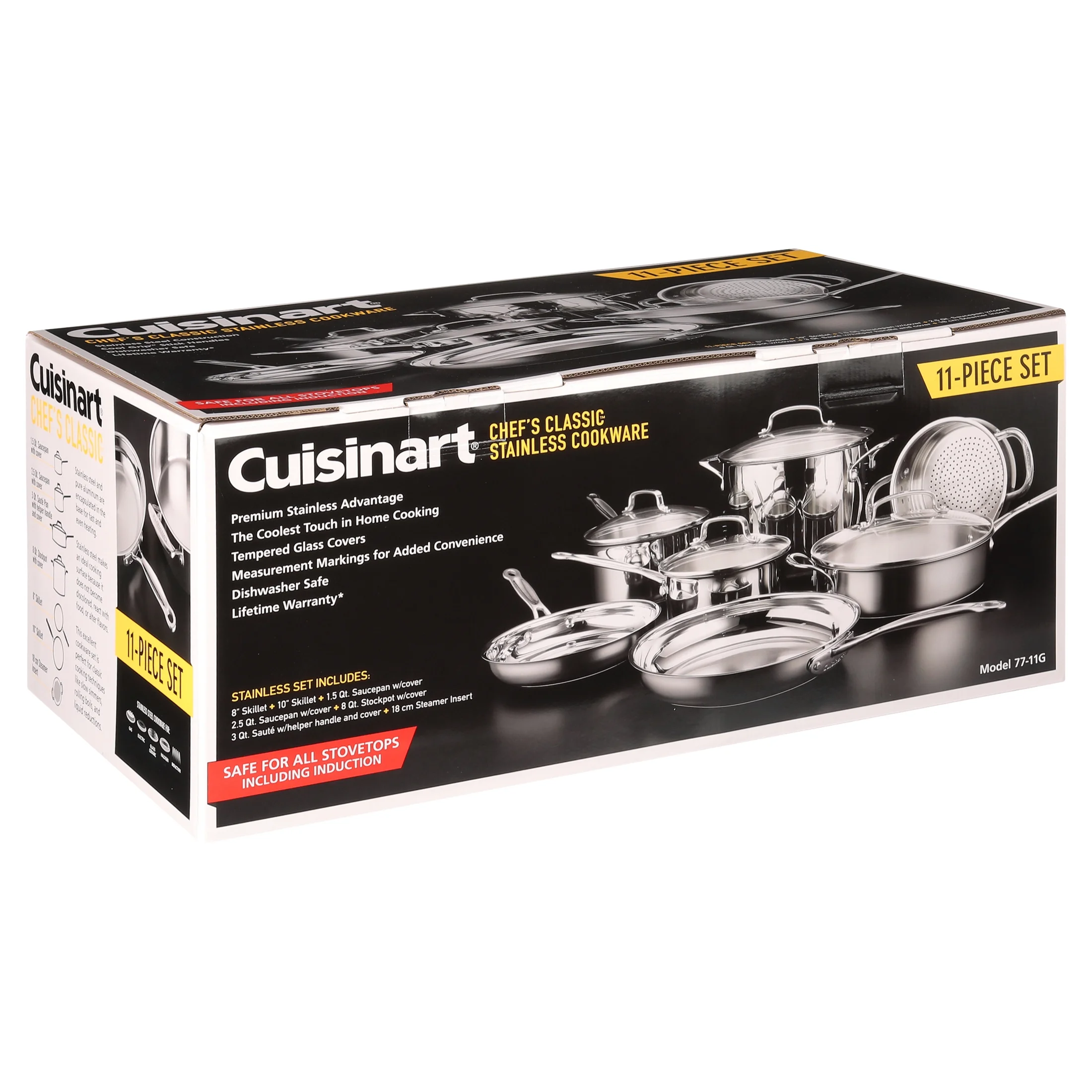 Cuisinart Chef's Classic 11-Piece Cookware Set - John Pierce Auto Care