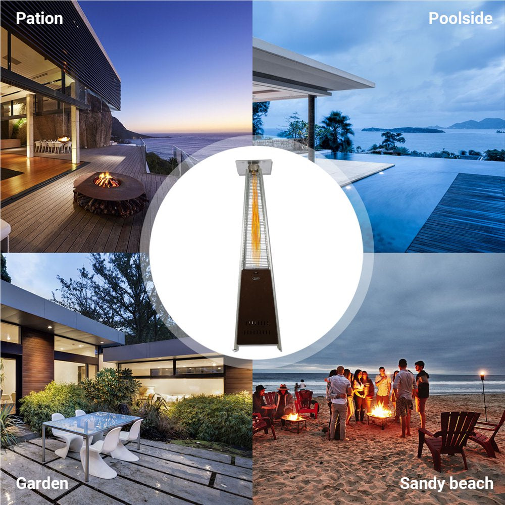NAVINE 48,000 Btu Outdoor Propane Heater with Detachable Table - John Pierce Auto Care