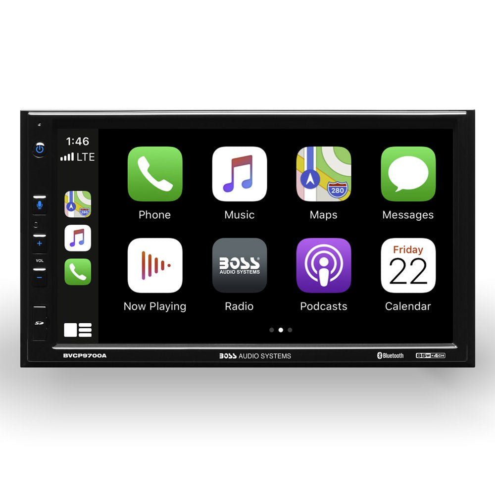BOSS 2 Din Apple Carplay Android Auto Car Stereo System - John Pierce Auto Care
