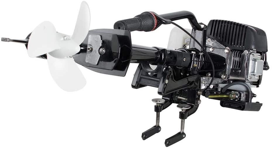 funchic 4 Stroke 3.6 HP Outboard Motor 55CC Boat Engine with Air Cooling System for Inflatable Boats, Fishing Boats, Sailboats, and Small Yachts - John Pierce Auto Care